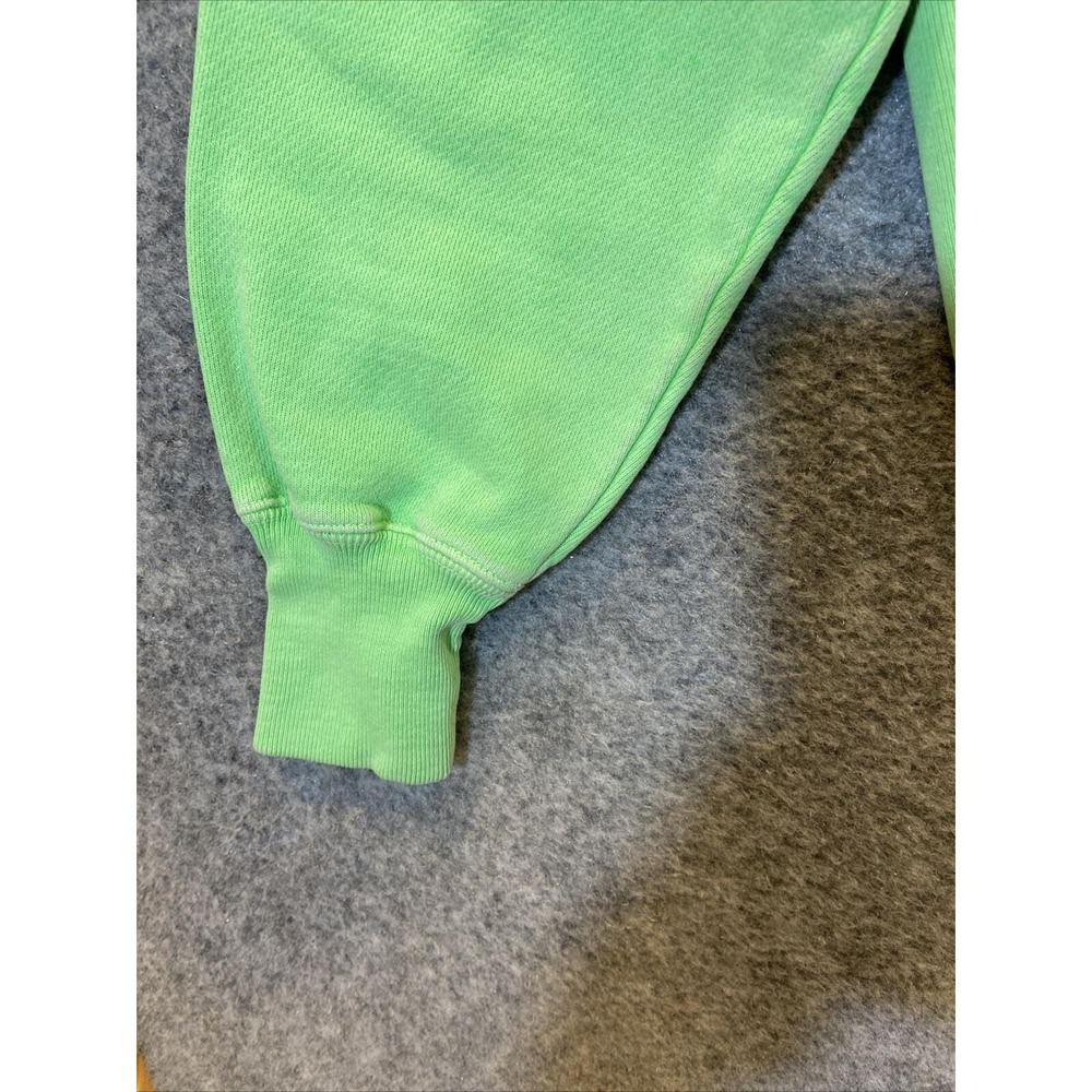Vintage 90's Yale University Champion Reverse Weave Sweater Size M Lime Green - Picture 7 of 11